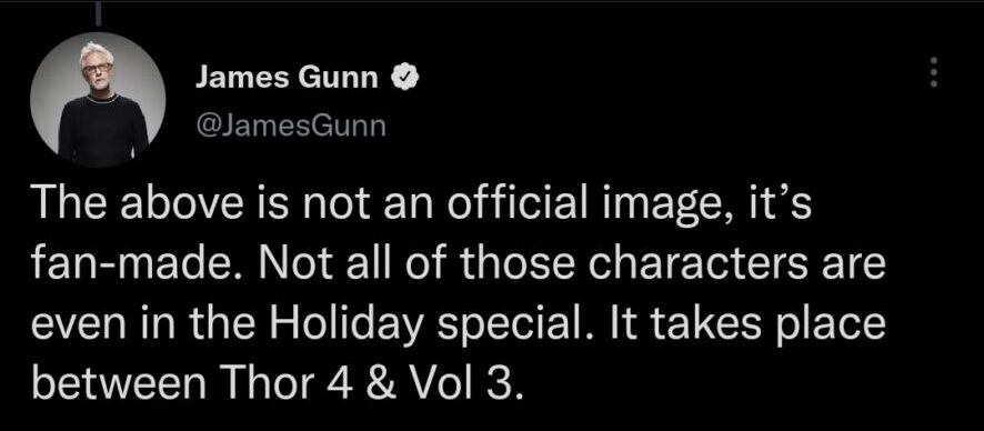 Guardiões da Galáxia Especial de Natal - James Gunn