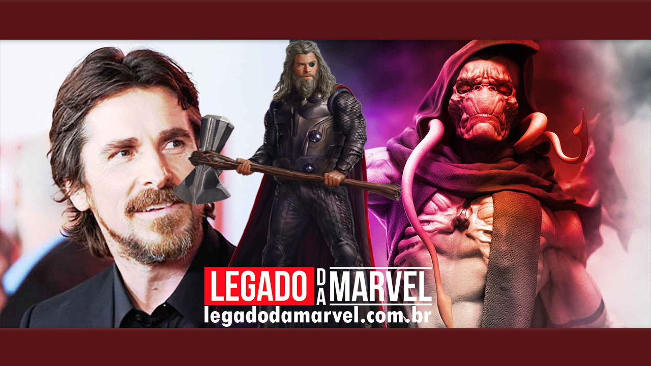 Assustador: Vazam detalhes do vilão de Thor 4, vivido por Christian Bale