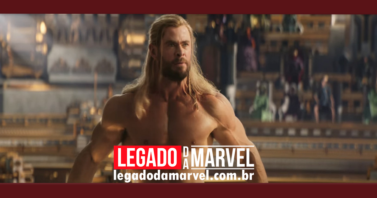 Thor 4: Marvel libera cena do herói de Chris Hemsworth completamente nu