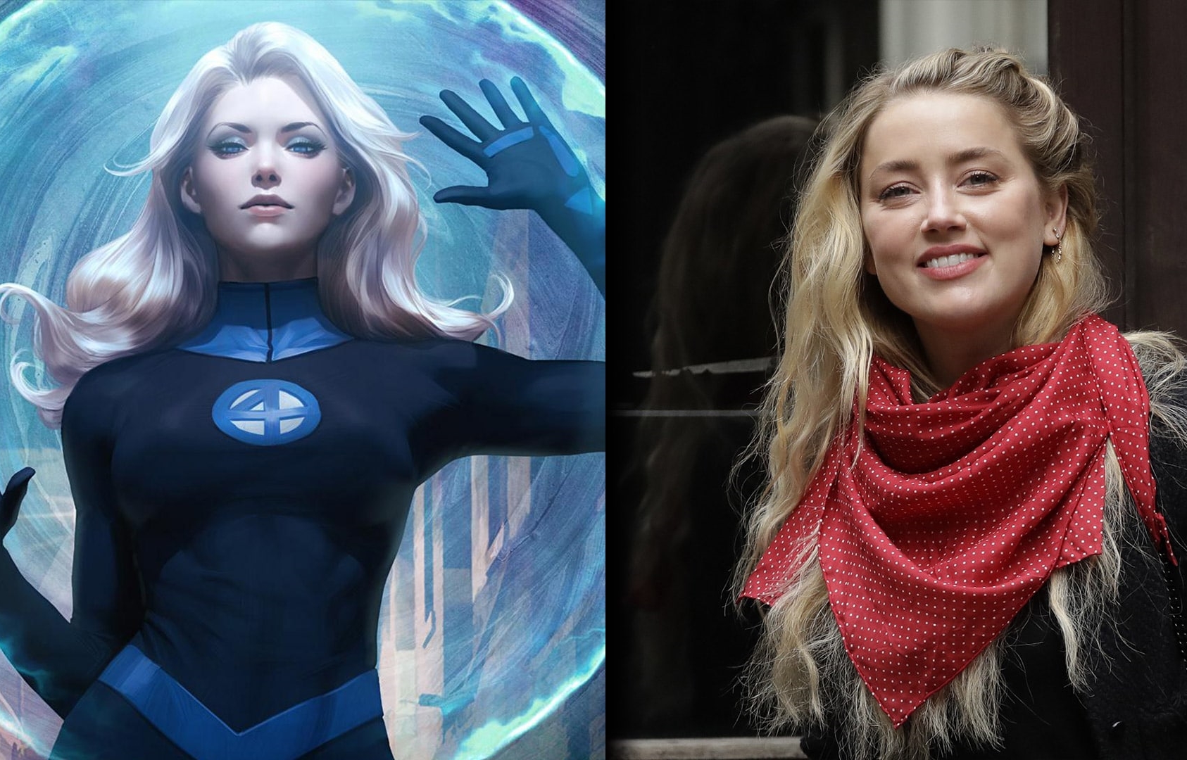 Amber Heard quer estrelar novo Quarteto Fantástico da Marvel.
