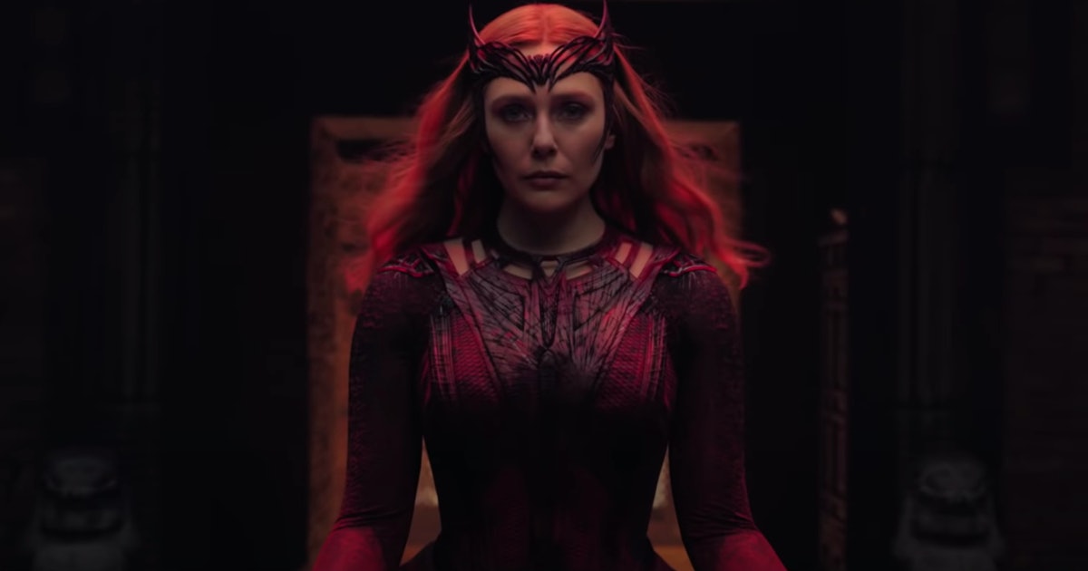 Elizabeth Olsen as Scarlet Witch in Doctor Strange 2.