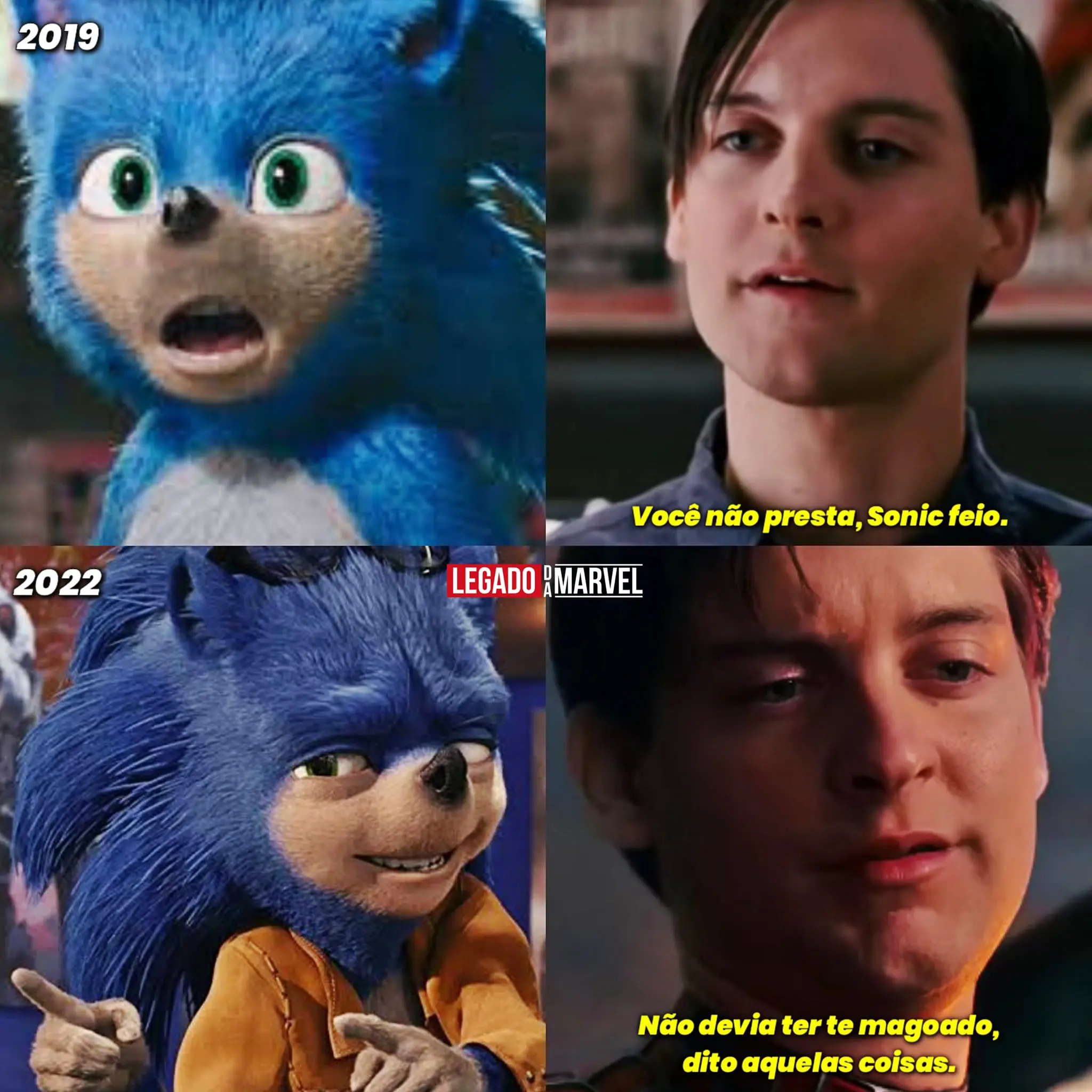 Sonic feio VS Sonic toy 