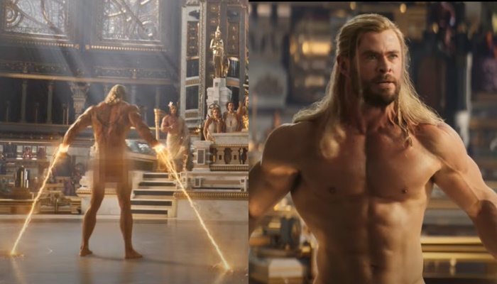 Cena de Thor: Amor e Trovão