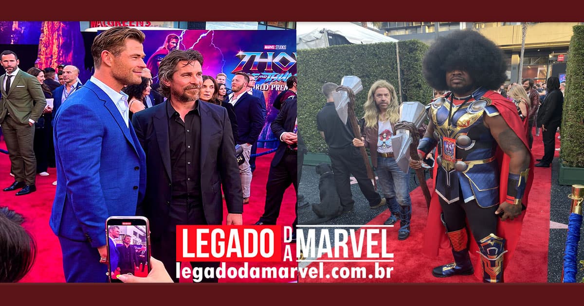 Thor 4: Confira as melhores fotos da premiere mundial do filme da Marvel
