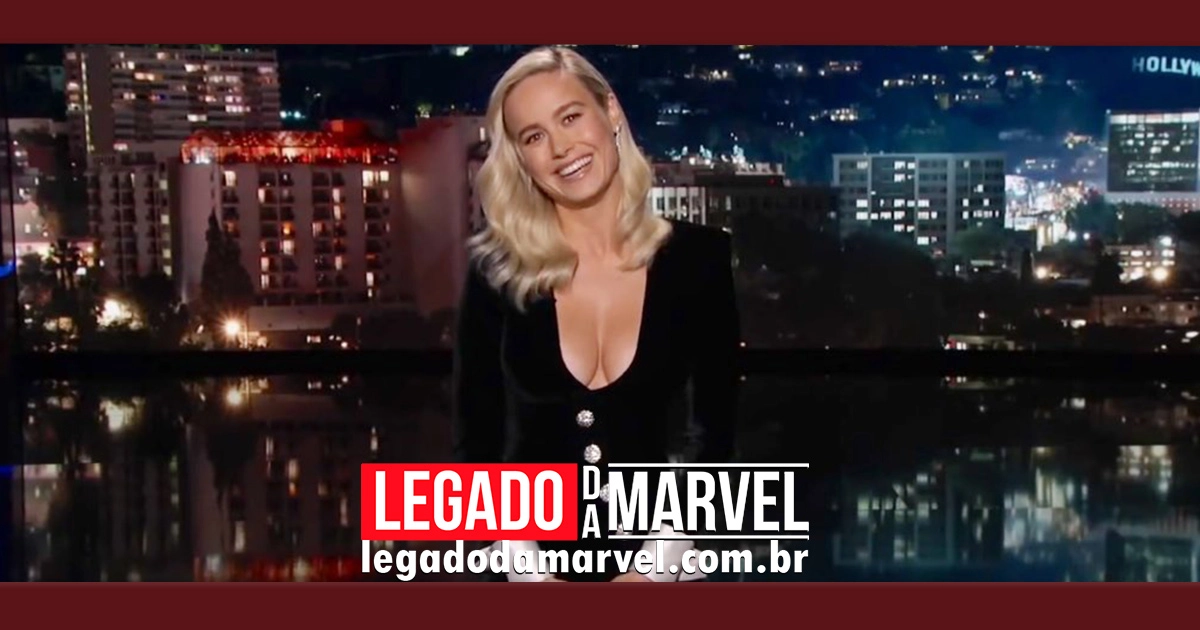  Vestido de Brie Larson, a Capitã Marvel, em programa de TV quebra a internet