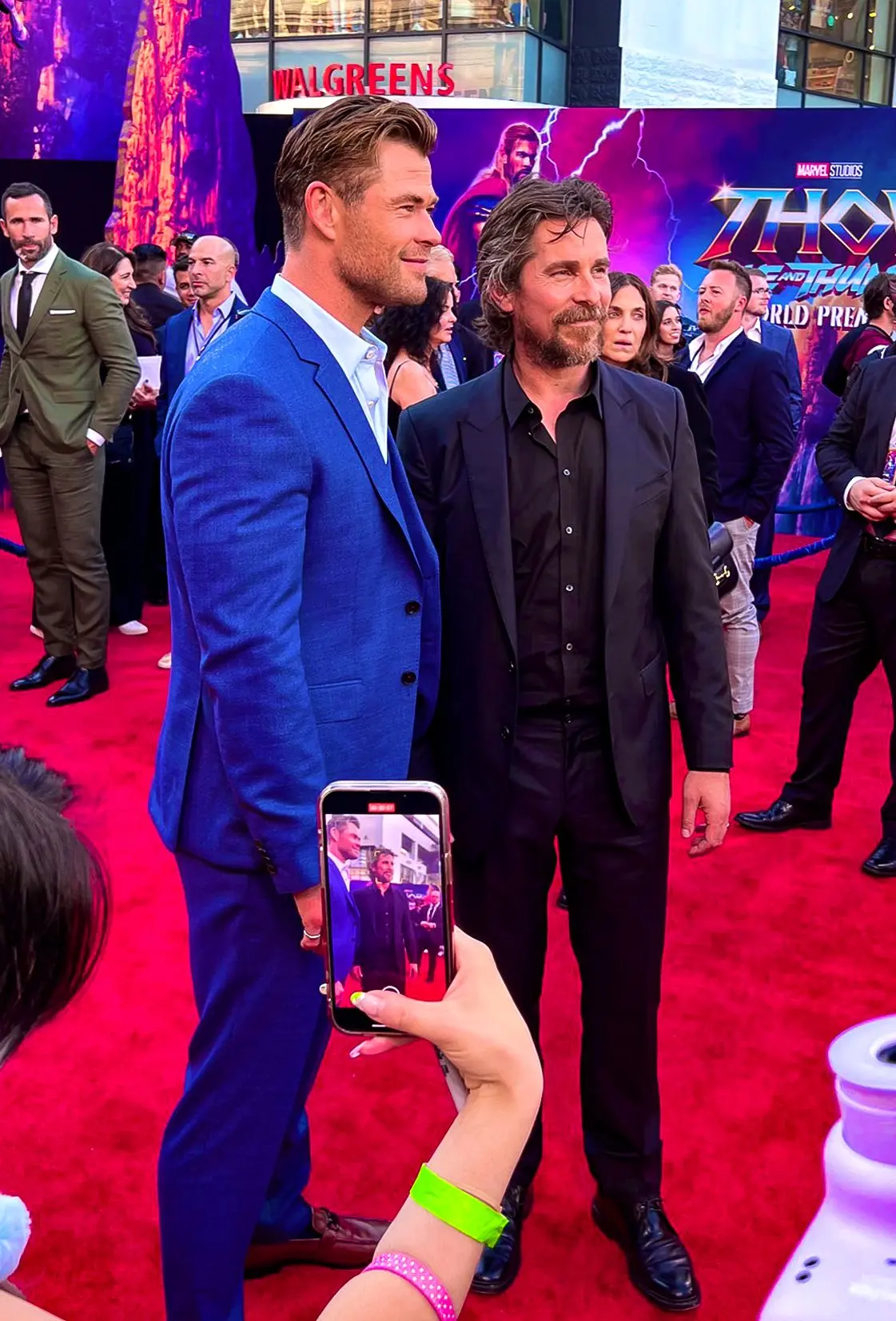 Chris Hemsworth e Christian Bale.