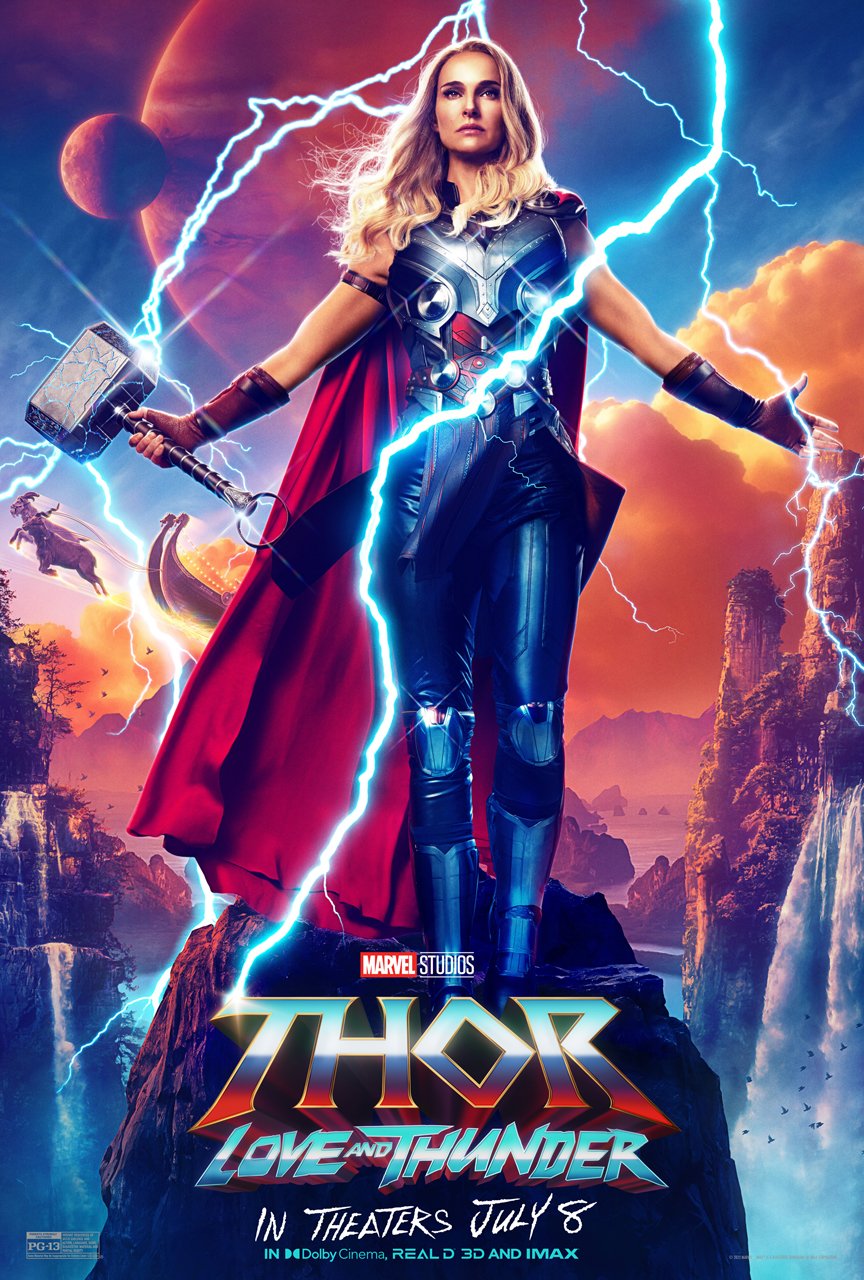 Pôster da Poderosa Thor.