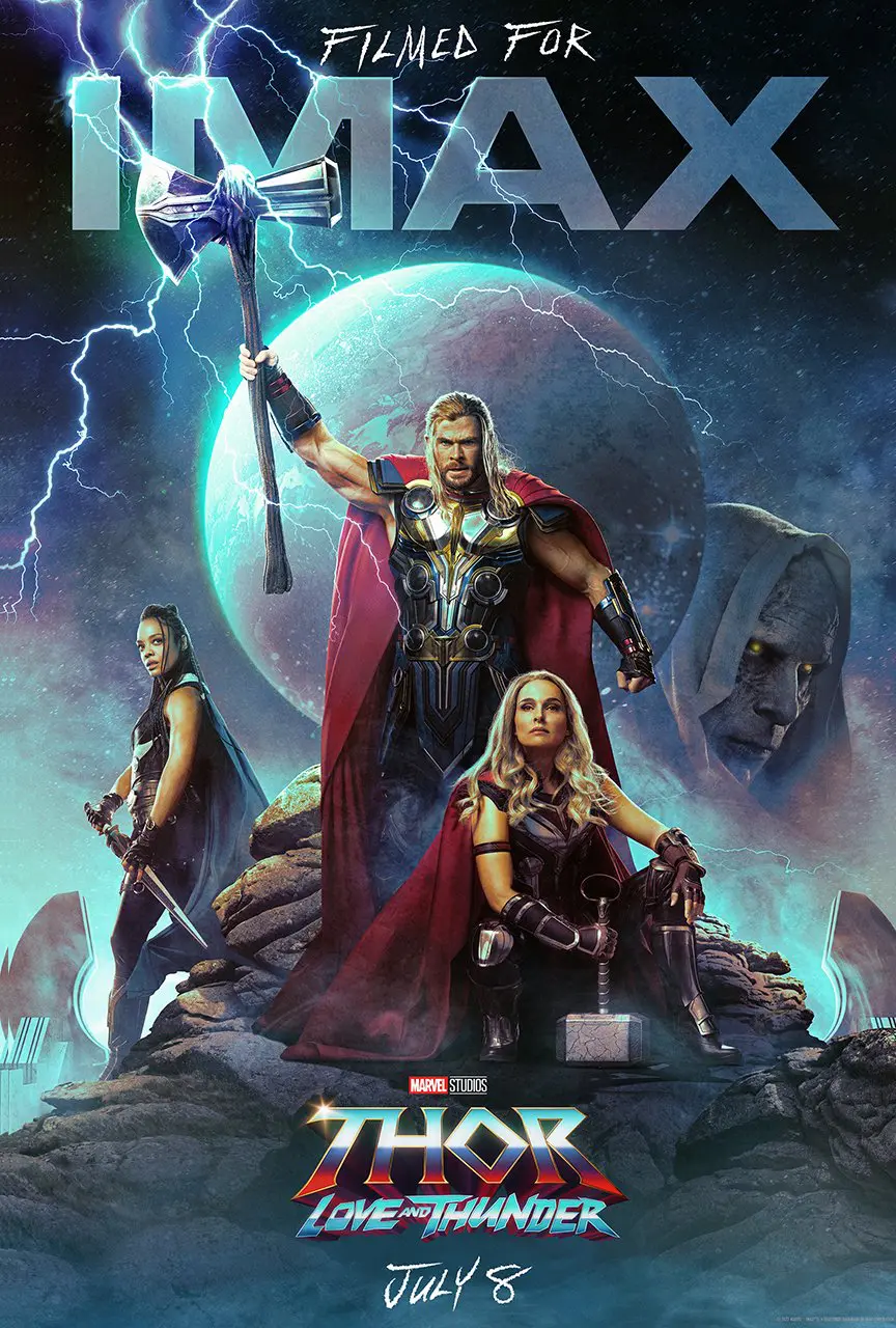 Pôster IMAX de Thor 4.