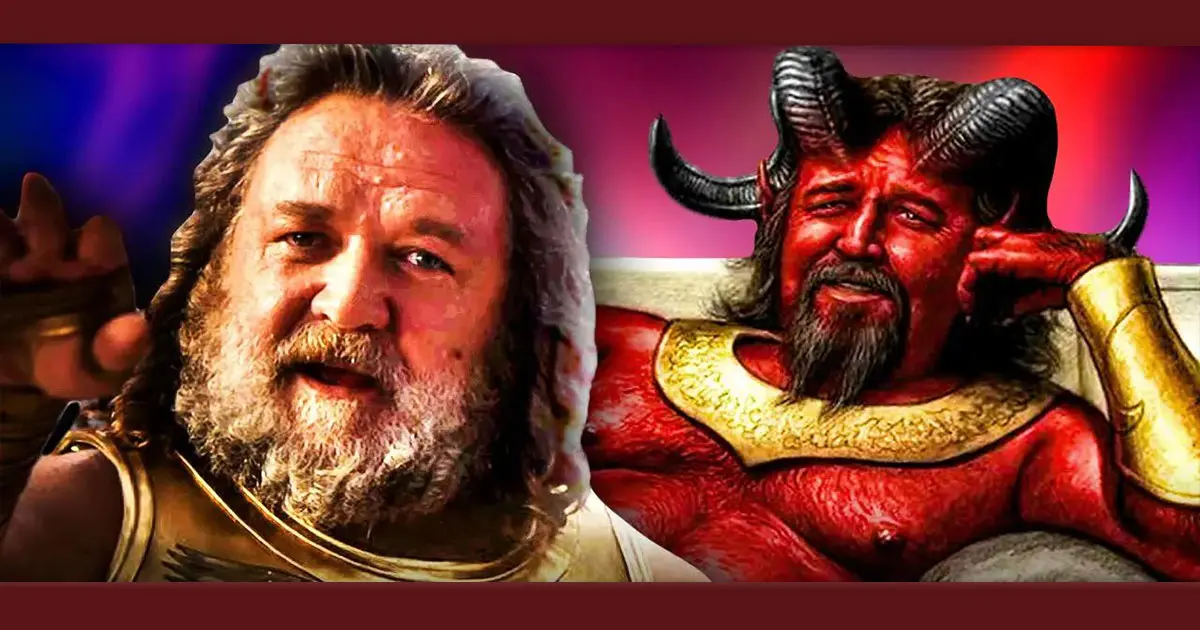 Thor: Amor e Trovão  Russell Crowe testou dois sotaques diferentes para  Zeus