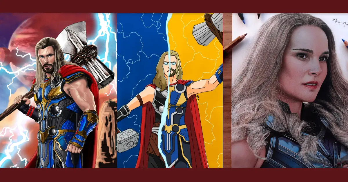 Por que amamos tanto o Thor? Fãs enviam suas artes do herói da Marvel