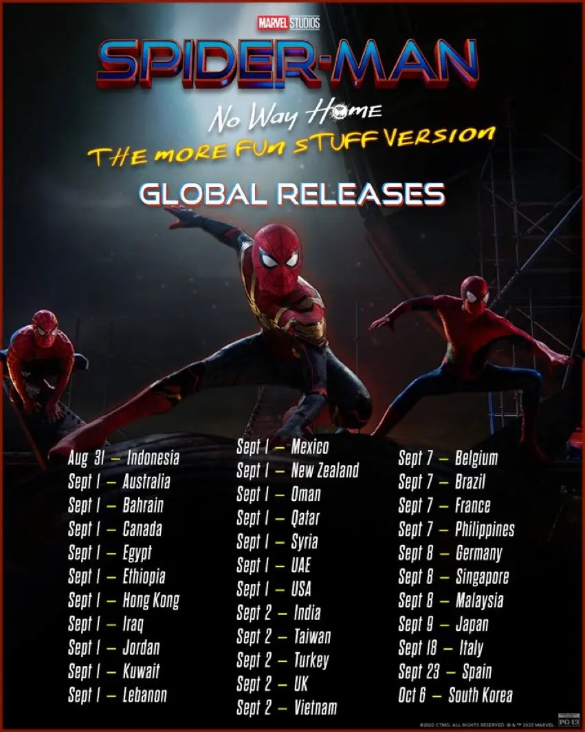 Versão estendida de Homem-Aranha 3 chega ao Brasil em setembro.
