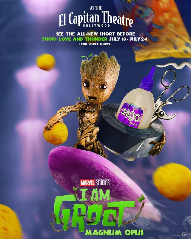 Pôster de um curta da série Eu Sou Groot