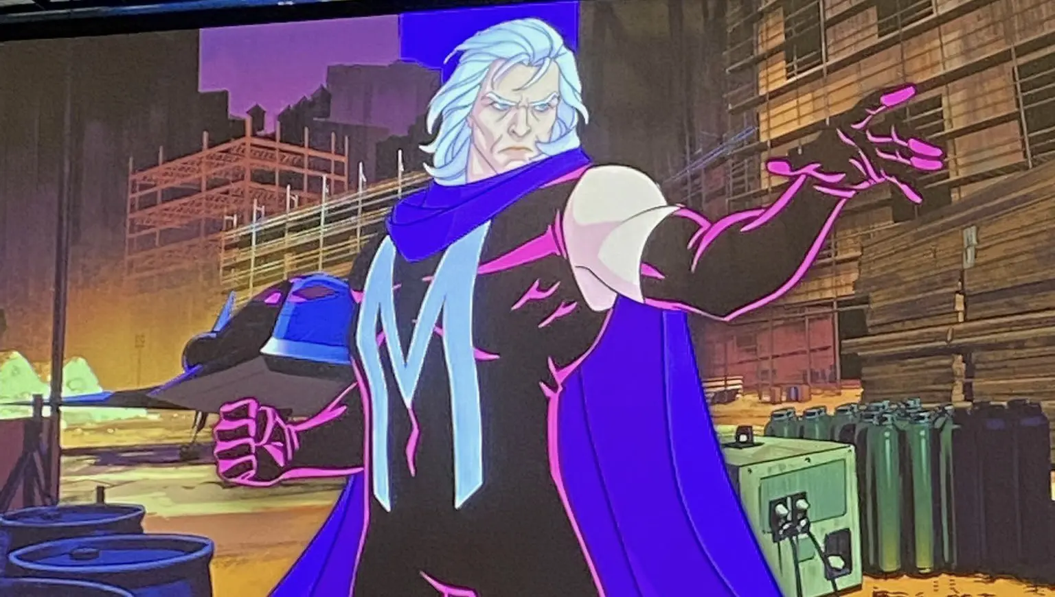 Magneto, o líder da equipe.