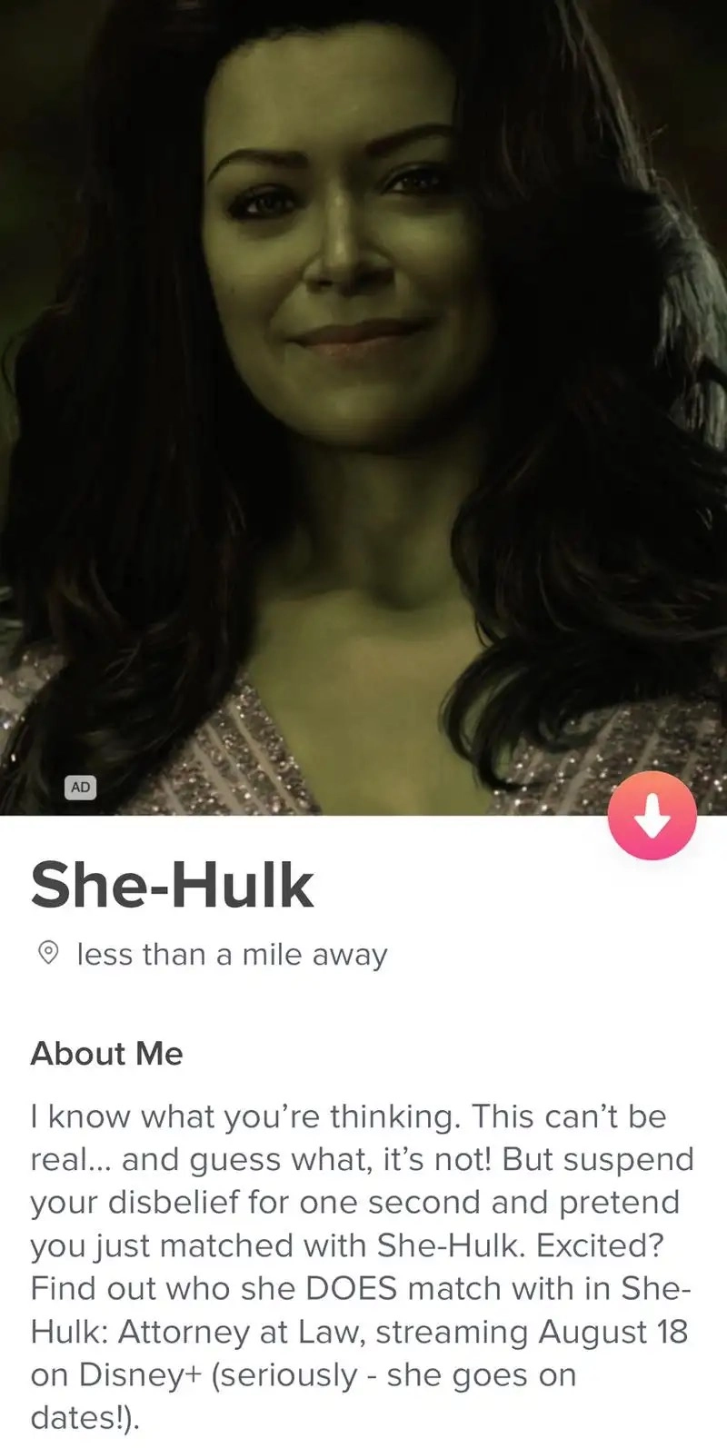 Mulher-Hulk - Tinder
