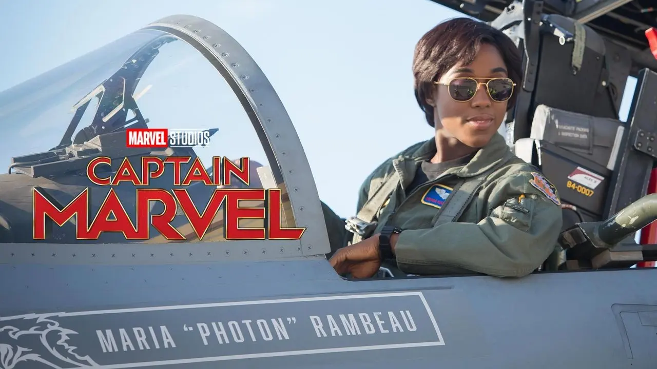 Maria Rambeau in the first Captain Marvel movie.