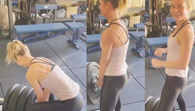 Brie Larson - Captain Marvel - Physical Training