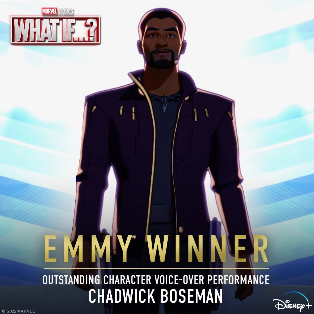 Chadwick Boseman, o Pantera Negra, vence Emmy por What If…?
