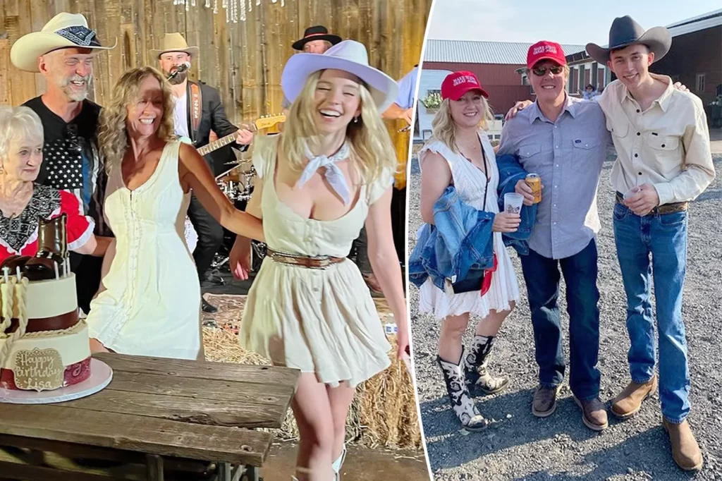 Photos from the party with Sydney Sweeney sparked criticism online