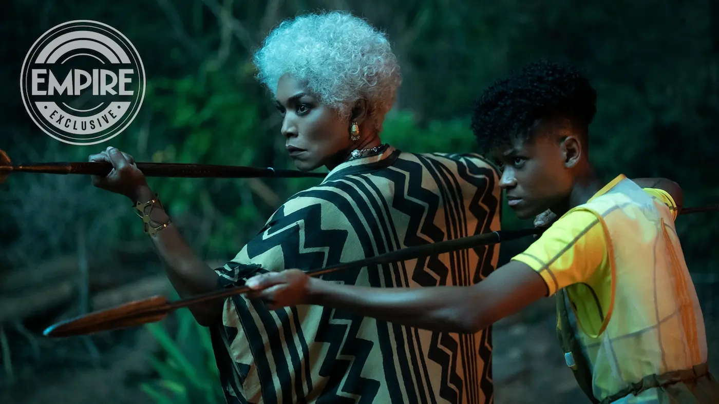 Rainha Ramonda e a Shuri em Pantera Negra 2.