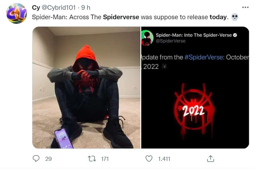 Spider-Man animation would premiere today.