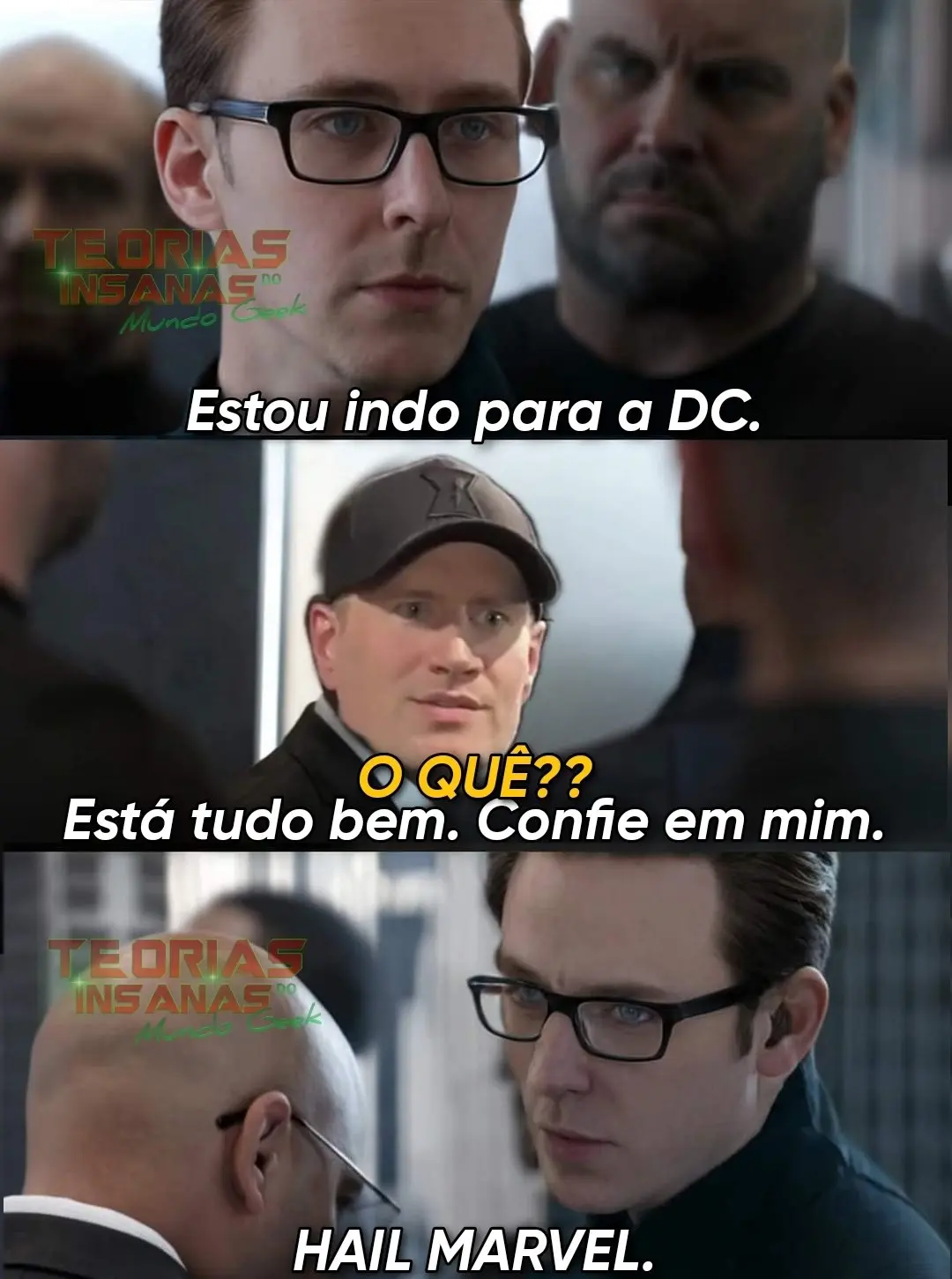 Memes com James Gunn já estão viralizando.