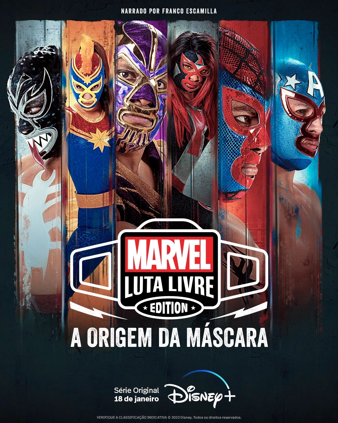 Marvel Luta Livre Edition: A Origem da Máscara - Pôster