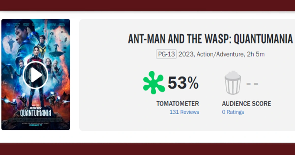 Homem-Formiga no Rotten Tomatoes 