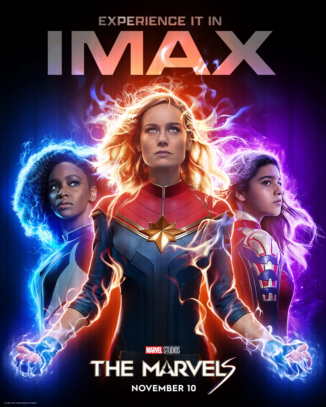 As Marvels Novo P Ster Do Filme Confirma Lan Amento Em Imax