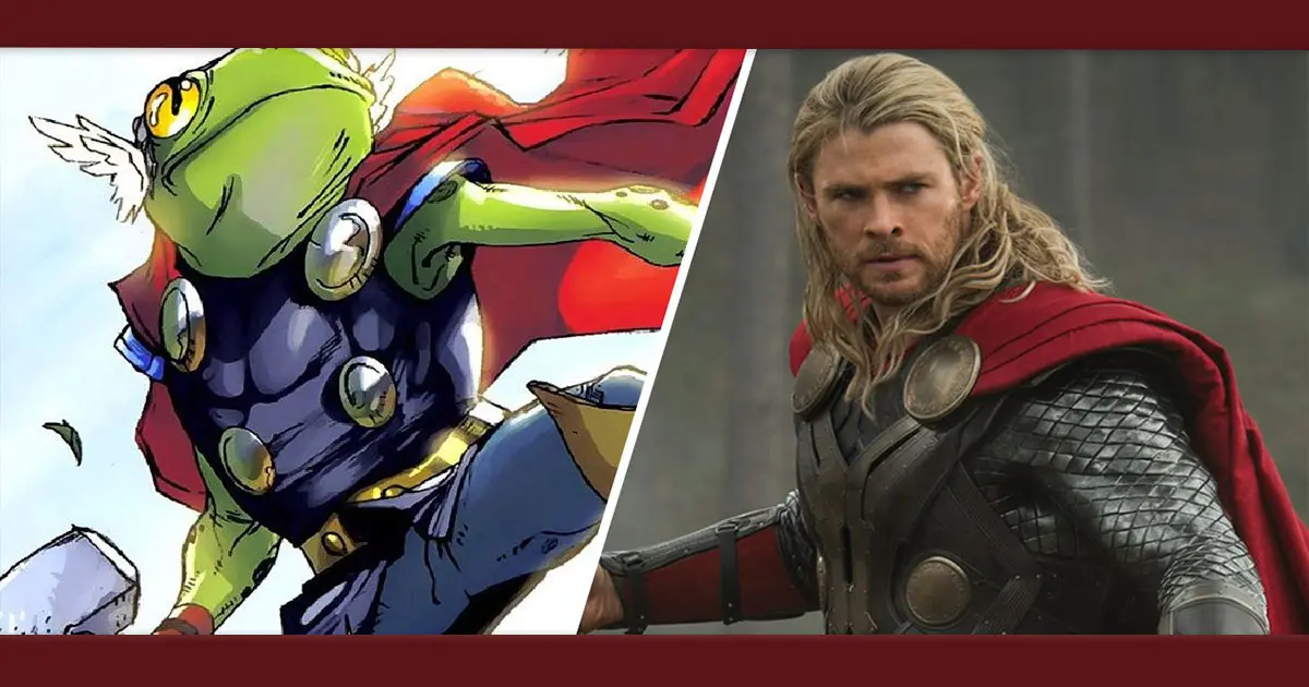  Vaza cena completa do Chris Hemsworth como a variante sapo do Thor enfrentando o Loki