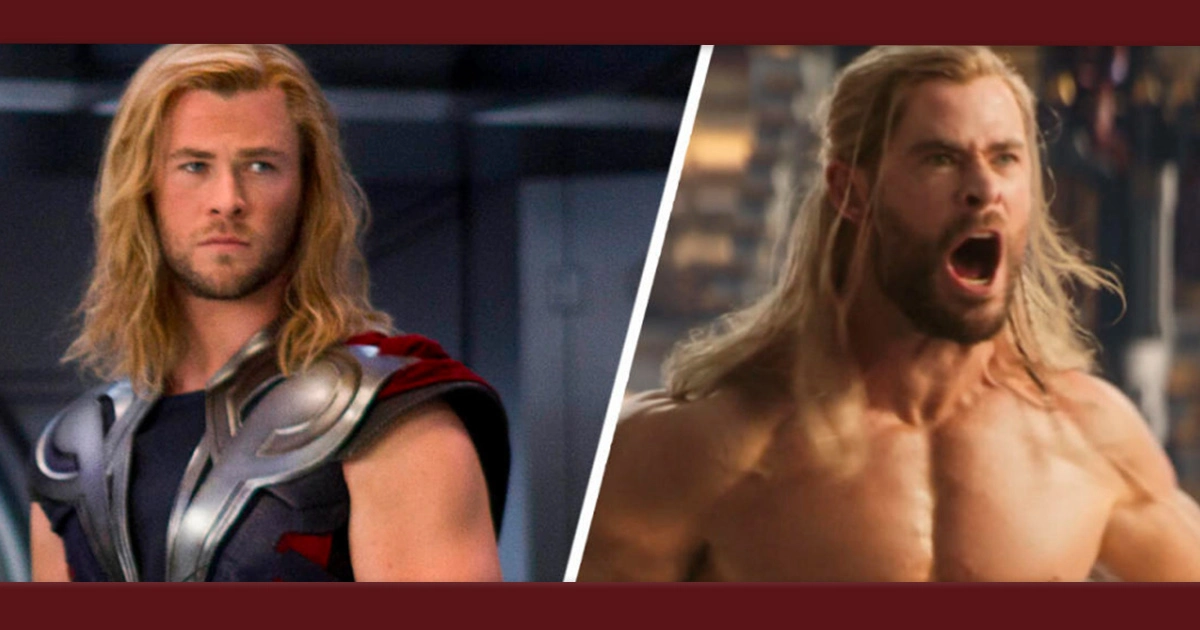 Chris Hemsworth está usando esteróides em Thor: Love and Thunder