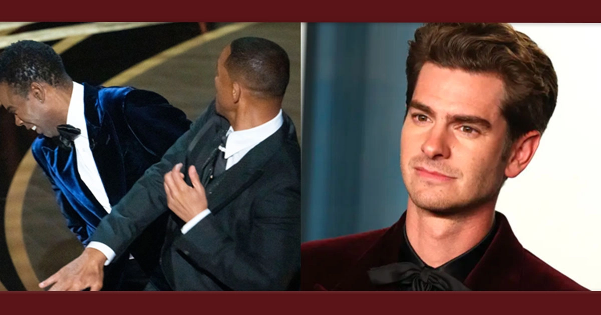 Andrew Garfield, o Homem-Aranha, imita tapa de Will Smith em vídeo que viralizou