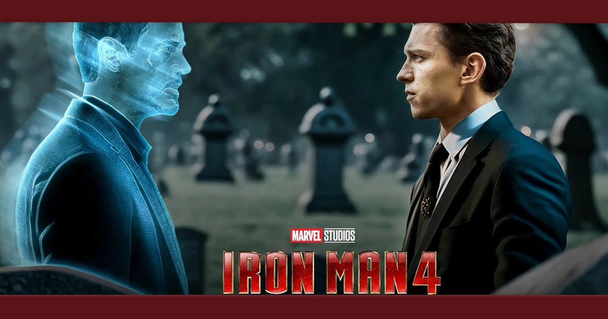  Homem de Ferro 4: Imagem de Robert Downey Jr. e Tom Holland fez fãs acreditarem no filme