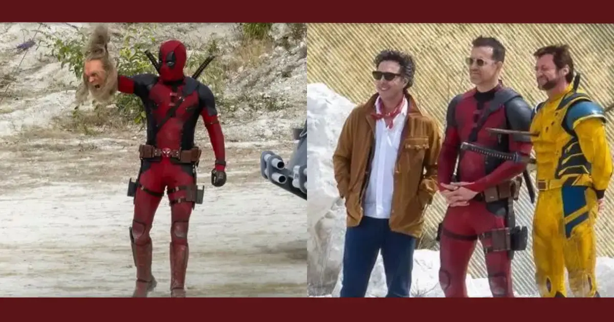 Sairam novas fotos de 'Deadpool 3