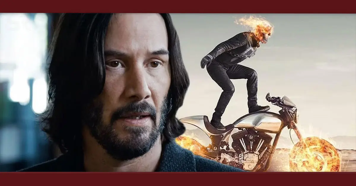  Keanu Reeves vira o Motoqueiro Fantasma em teaser incrível
