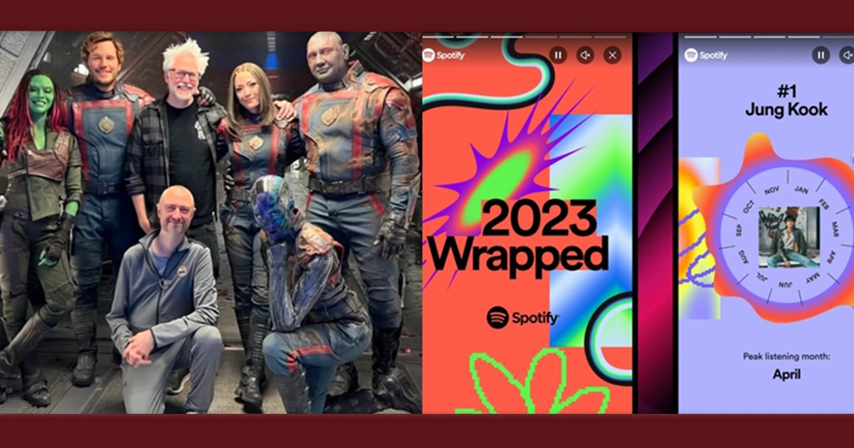  James Gunn divulga a sua playlist de Wrapped do Spotify de 2023