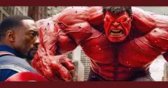 Capitão América 4: Arte vaza na internet e revela batalha épica contra o Hulk Vermelho