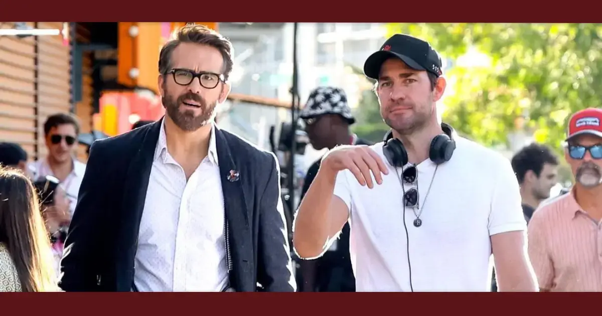  Foto reúne John Krasinski e Ryan Reynolds e fãs reagem: ‘Deadpool e Sr. Fantástico’