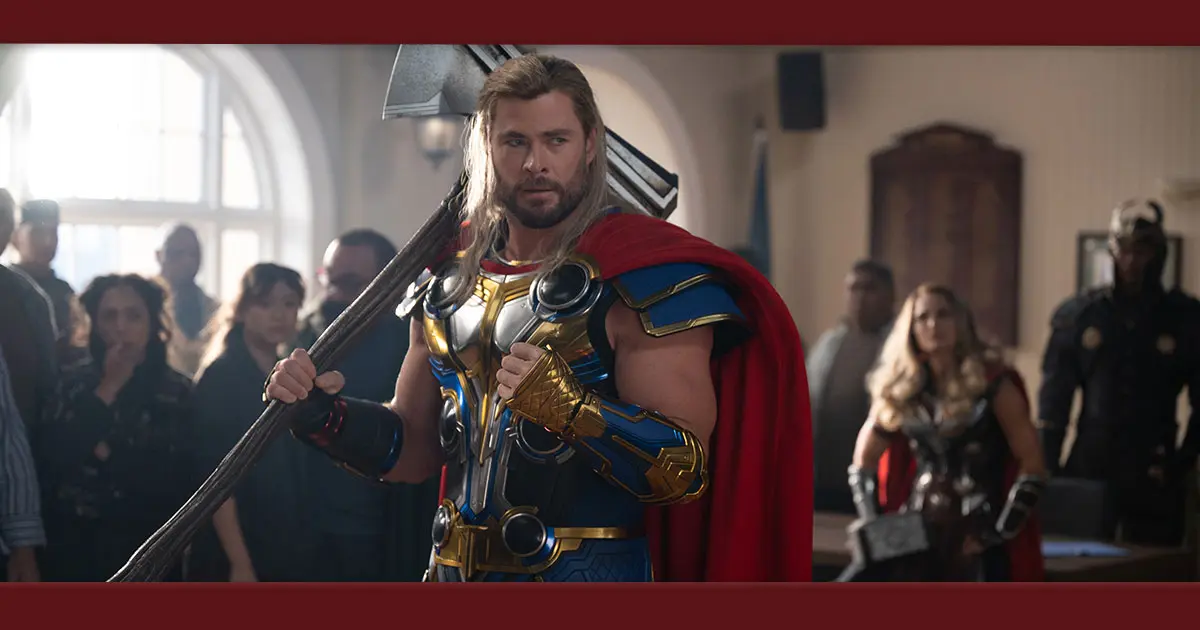 Chris Hemsworth admite não gostar de Thor: Amor e Trovão e quer melhorar no próximo