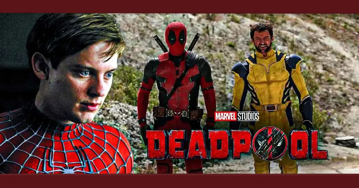 Deadpool e Wolverine se encontram com Tobey Maguire em imagem incrível