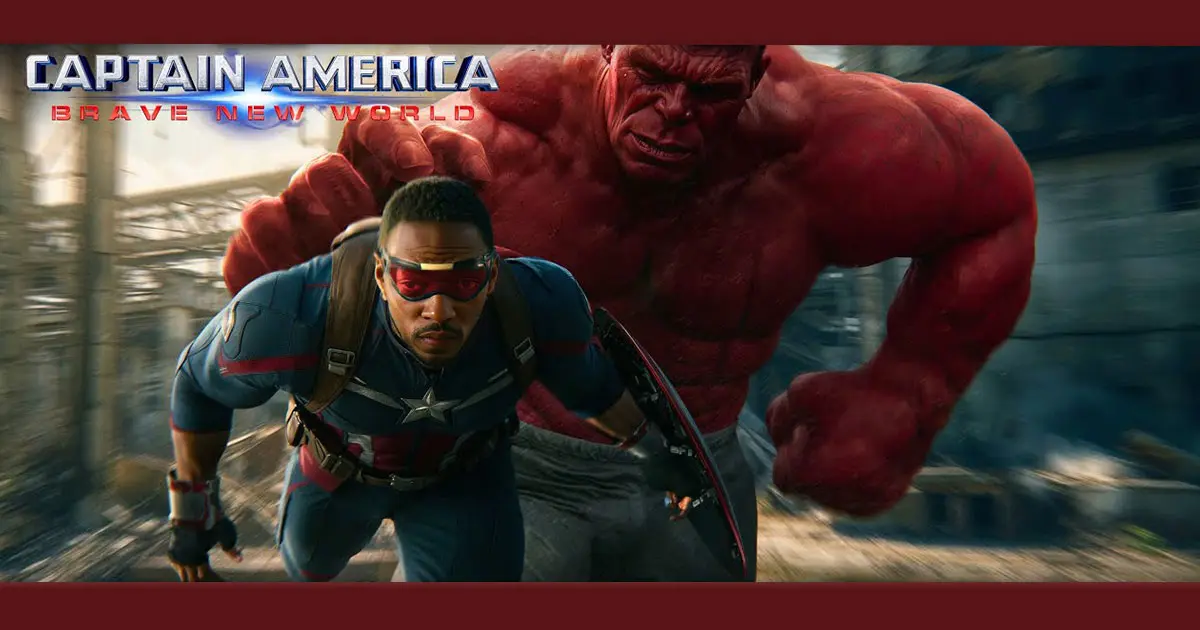 Capitão América 4: Vaza o novo embate do herói contra o Hulk Vermelho