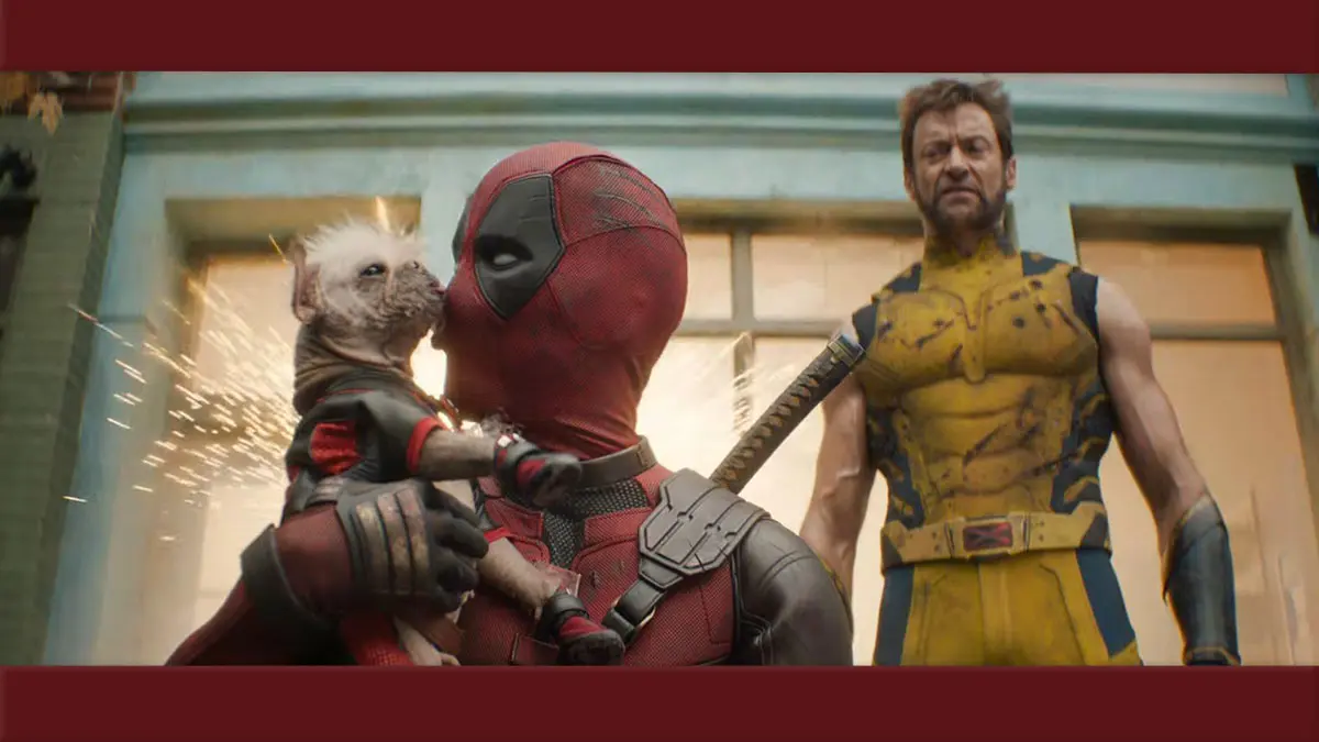 Deadpool & Wolverine viajam com a variante Dogpool em nova imagem incrível