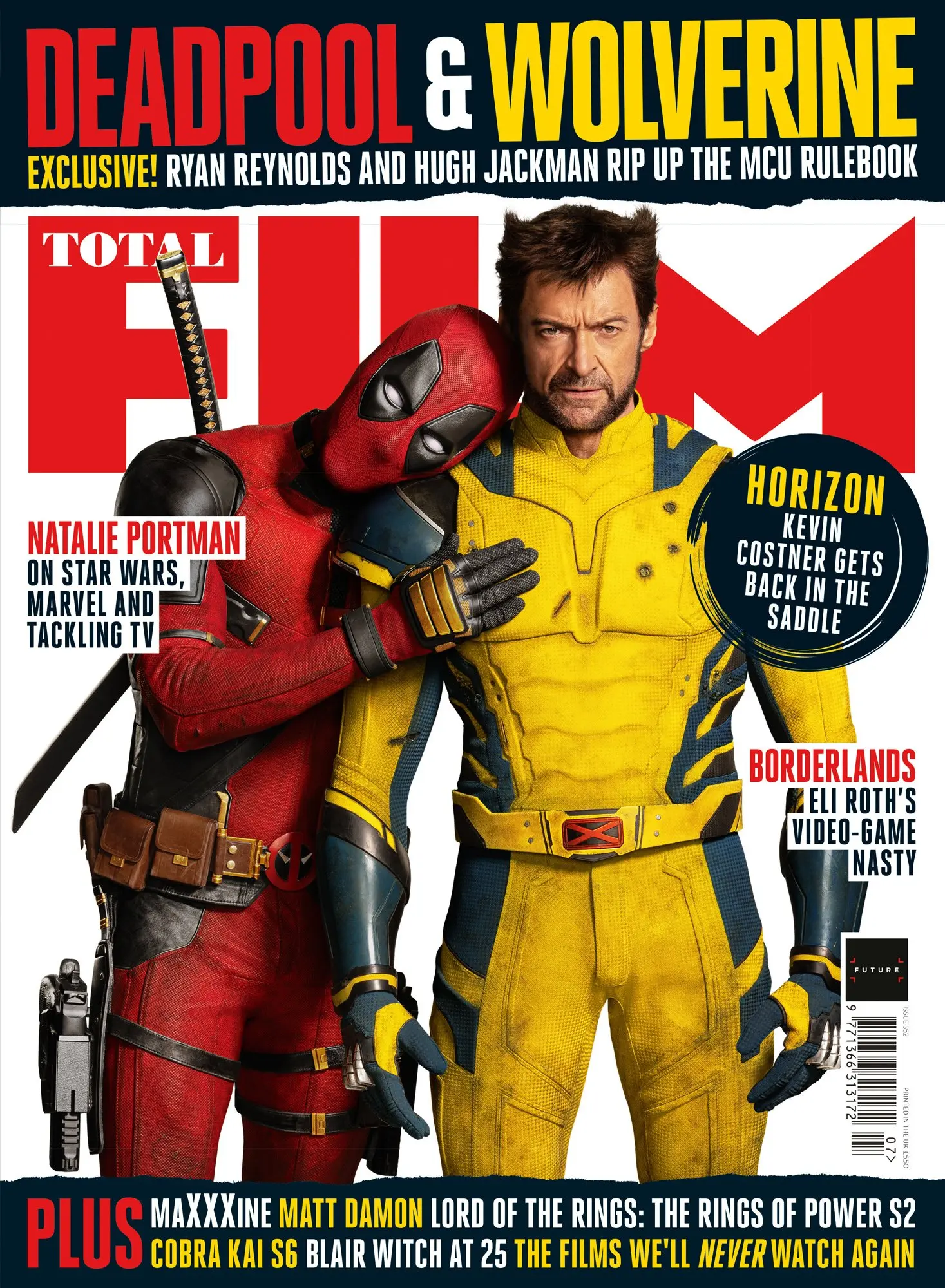 capa revista total film deadpool & wolverine