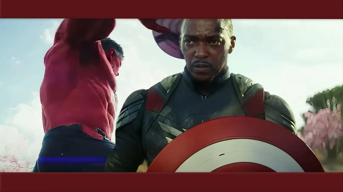 Capitão América 4: Marvel revela nova cena épica do Hulk Vermelho