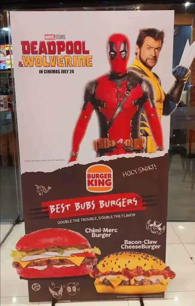 Deadpool & Wolverine no Burguer King1