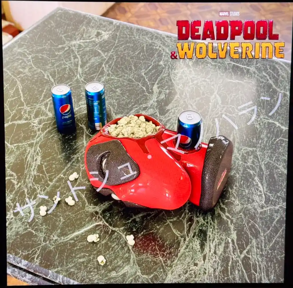 Balde de pipoca de Deadpool & Wolverine