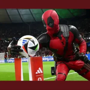 Em ação hilária, Deadpool rouba a bola da Eurocopa 2024