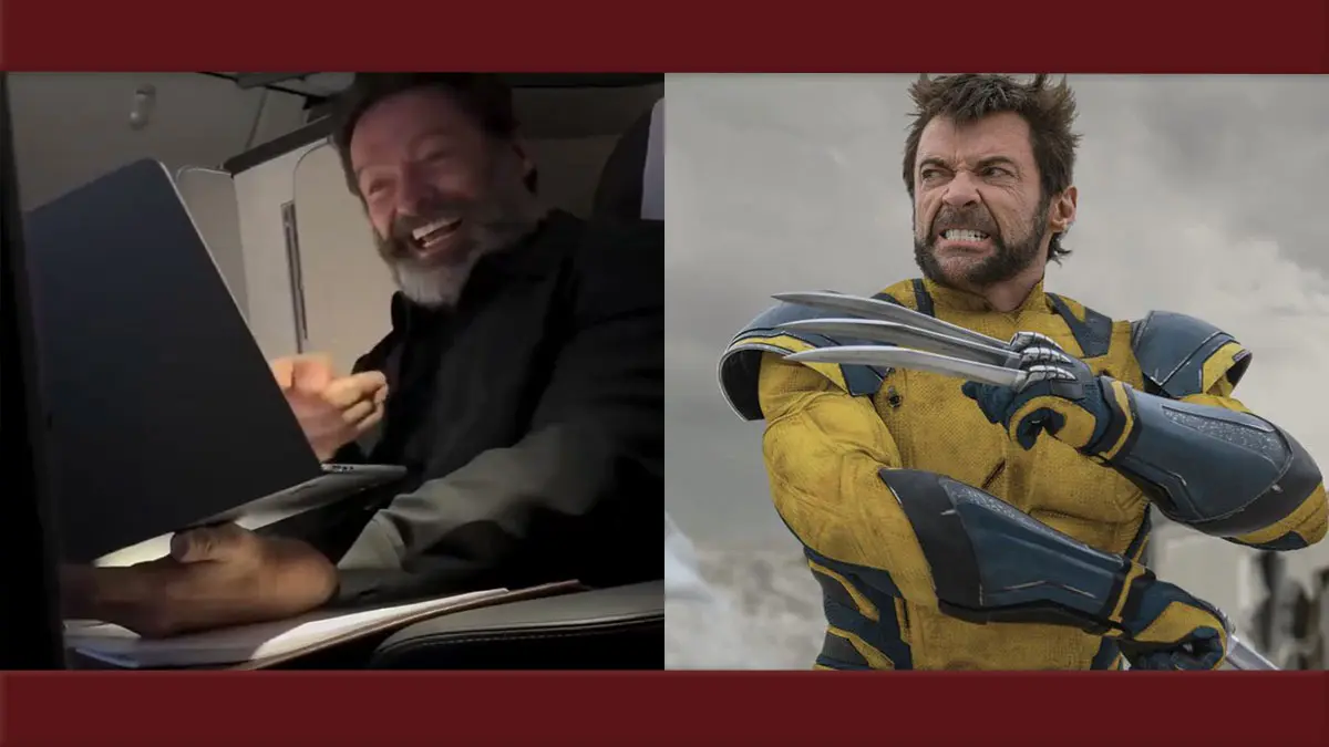 Hugh Jackman revela vídeo reagindo à luta final de Deadpool & Wolverine