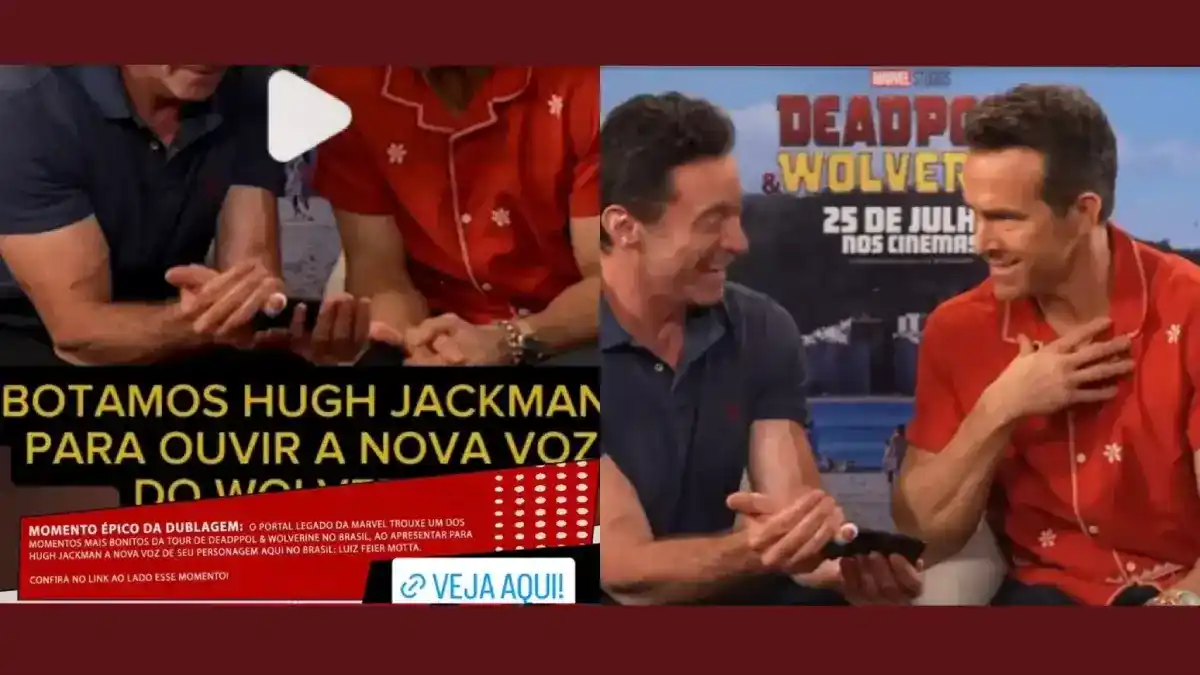 Marvel Brasil compartilha nossa entrevista com os atores de Deadpool & Wolverine