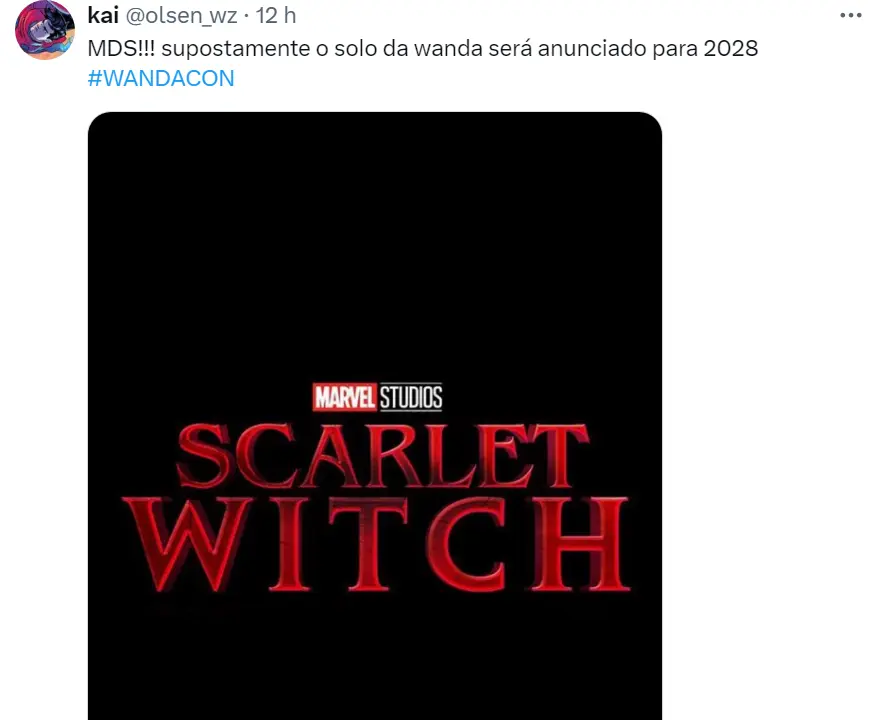 marvel pode anunciar filme da feiticeira escarlate na comic-con