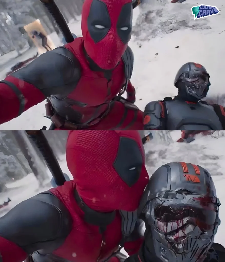 Selfie do Deadpool com Agente da TVA